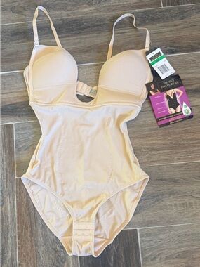Dr.Rey’s Women's Light Nude Tummy Control Bodysuit